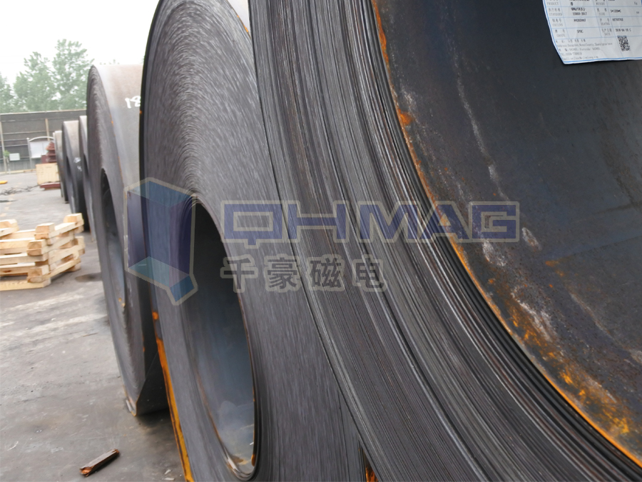 鋼卷吊具，鋼帶卷怎么吊裝？（千豪磁電）