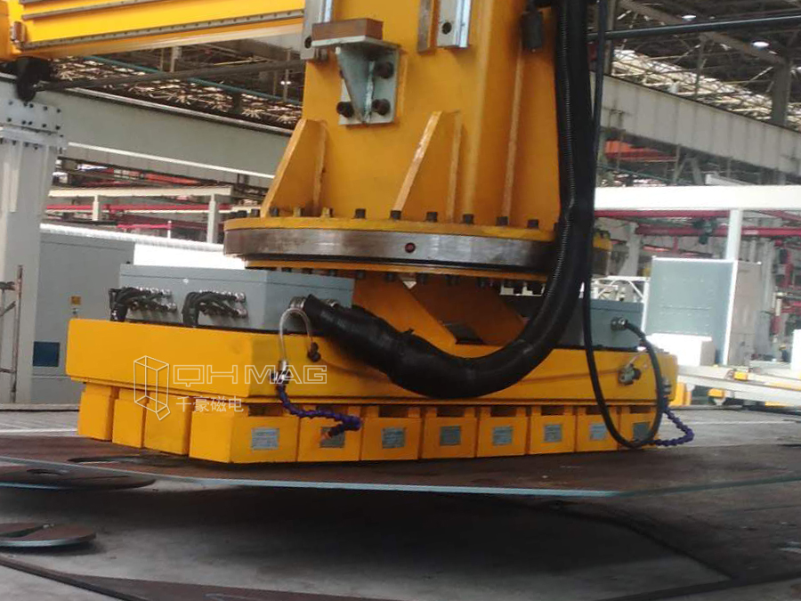 鋼板切割還能用電永磁吊具？