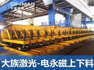 全自動(dòng)上下料電永磁吸盤(pán)-大族激光