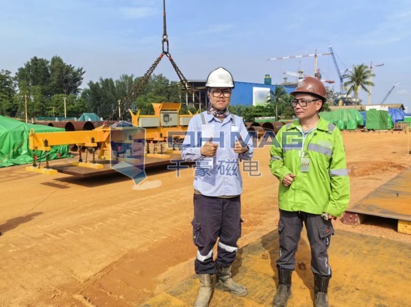 千豪出口電永磁吊具獲客戶好評(píng)